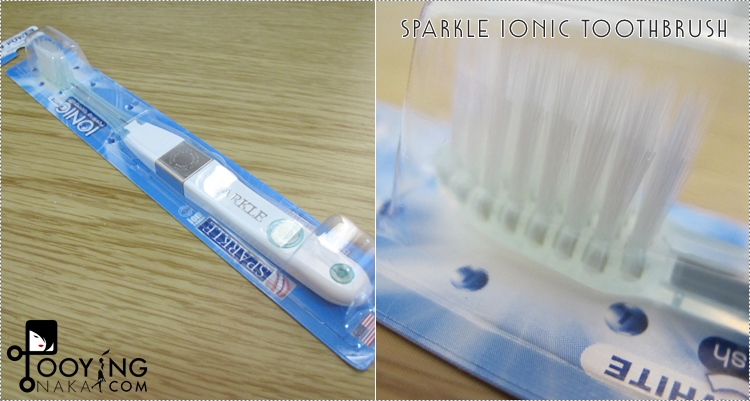 SPARKLE IONIC TOOTHBRUSH แปรงสีฟัน ขจัดคราบพลัค ฟันขาว