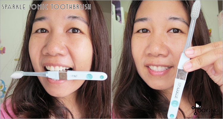 SPARKLE IONIC TOOTHBRUSH แปรงสีฟัน ขจัดคราบพลัค ฟันขาว