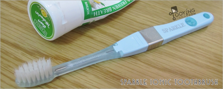 SPARKLE IONIC TOOTHBRUSH แปรงสีฟัน ขจัดคราบพลัค ฟันขาว