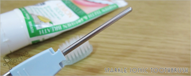 SPARKLE IONIC TOOTHBRUSH แปรงสีฟัน ขจัดคราบพลัค ฟันขาว