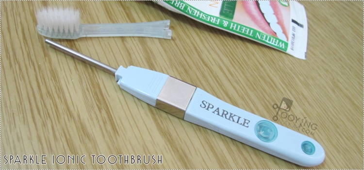 SPARKLE IONIC TOOTHBRUSH แปรงสีฟัน ขจัดคราบพลัค ฟันขาว