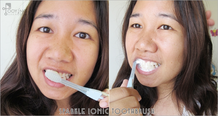 SPARKLE IONIC TOOTHBRUSH แปรงสีฟัน ขจัดคราบพลัค ฟันขาว