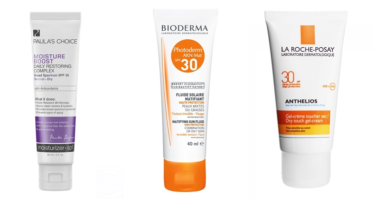 paula's choice, bioderma, la roche posay กันแดดหน้า SPF30