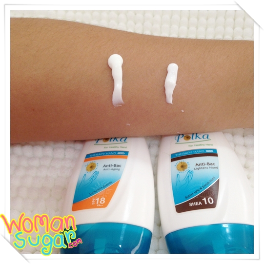 polka, hand cream, sunscreen, shea butter, บำรุงมือ, ปกป้องแสงแดด, รีวิว