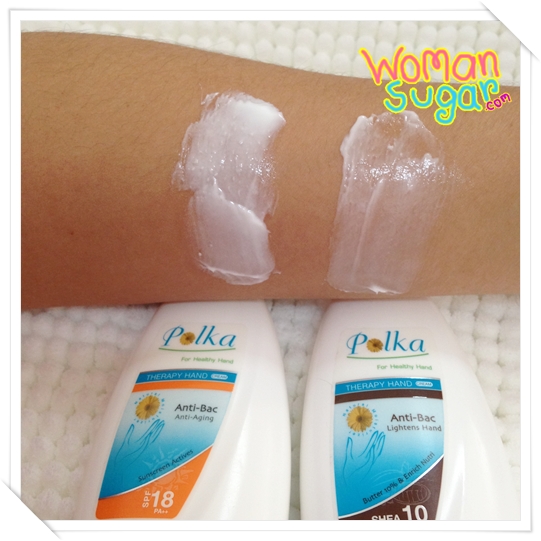 polka, hand cream, sunscreen, shea butter, บำรุงมือ, ปกป้องแสงแดด, รีวิว