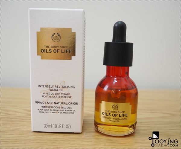 รีวิว, สกินแคร์, the body shop, Oil of life, facial oil, gel cream, ผิวผสม, น้ำมันบำรุงผิว, น้ำมันทาหน้า