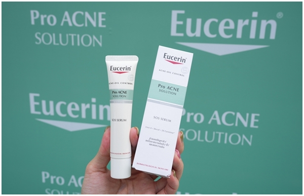 ยูเซอริน เปิดตัวน้องใหม่เอาใจวัยรุ่นตัวช่วยจัดการสิวซ้ำซากกับ Eucerin Pro Acne Solution SOS Serum จัดการสิวเร่งด่วนใน 8 ชั่วโมง