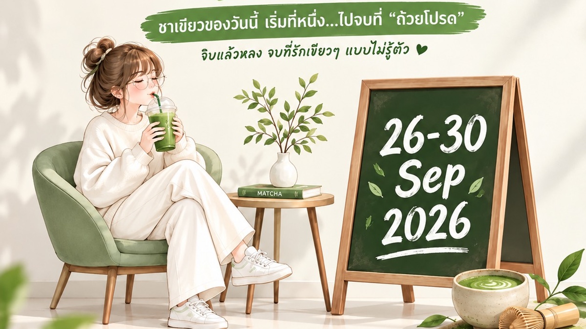 โรบินสันไลฟ์สไตล์ ราชพฤกษ์ ชวนสัมผัสเสน่ห์มัทฉะ ในงาน “Matcha is Calling #2”