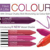 Clinique Chubby Stick Moisturizing Lip Colour Balm. New Shades