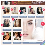 10 อันดับสาว (ไทย) ประเภทสองที่มียอด followers มากที่สุดใน Instagram !!!