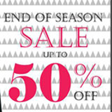 Classify End of Season Sale up to 50%