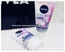 รีวิว โคลนโฟมล้างหน้า NIVEA Extra White Mud Foam